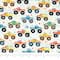 SINGER Monster Truck Scatter Print Cotton Fabric